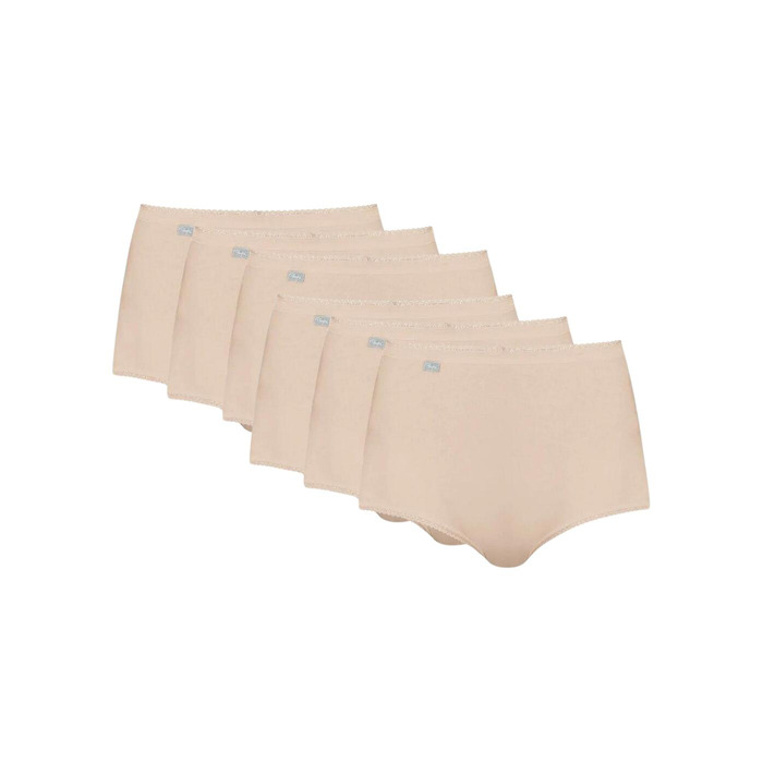 Playtex Pure Cotton Maxi Stretch Brief 6 Pack - Skin - XL - 16