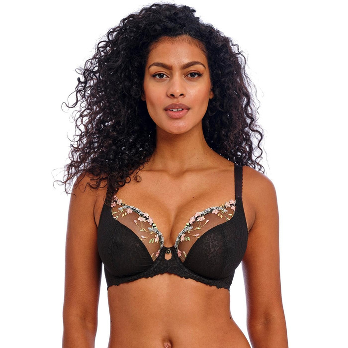 Freya Love-Haze Underwired Plunge Bra - Black - 28E