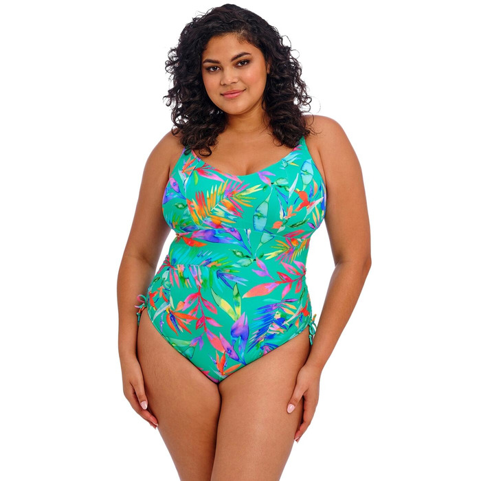 Elomi Toyama Tides Non Wired Swimsuit - Jade - 36F/FF