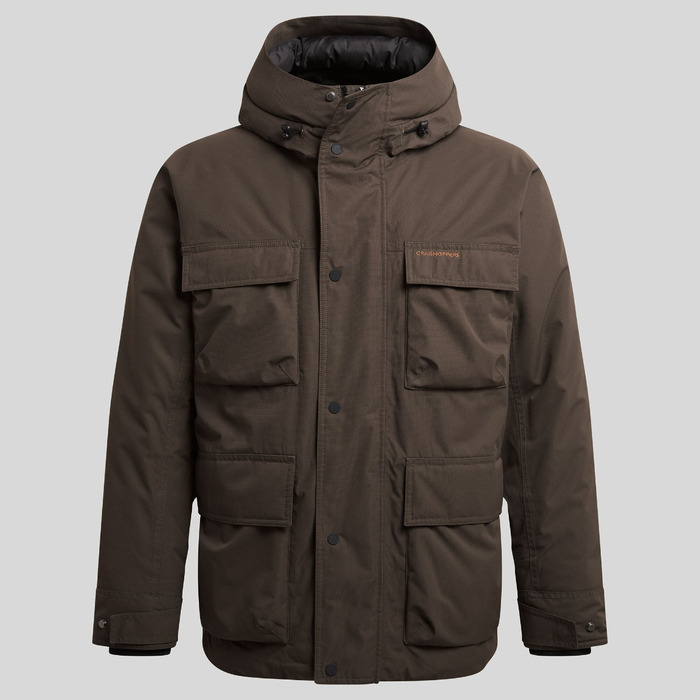 Craghoppers Men's National Trust Hamps Waterproof Jacket Woodland Green L