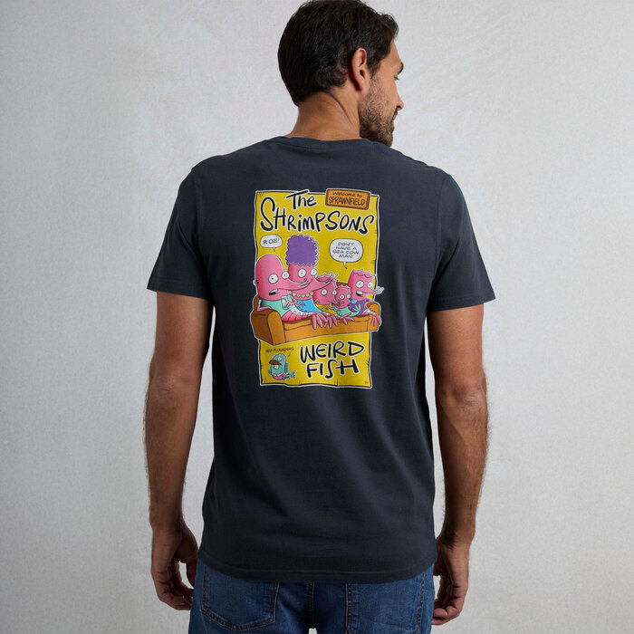 Weird Fish Shrimpsons Organic Cotton Artist T