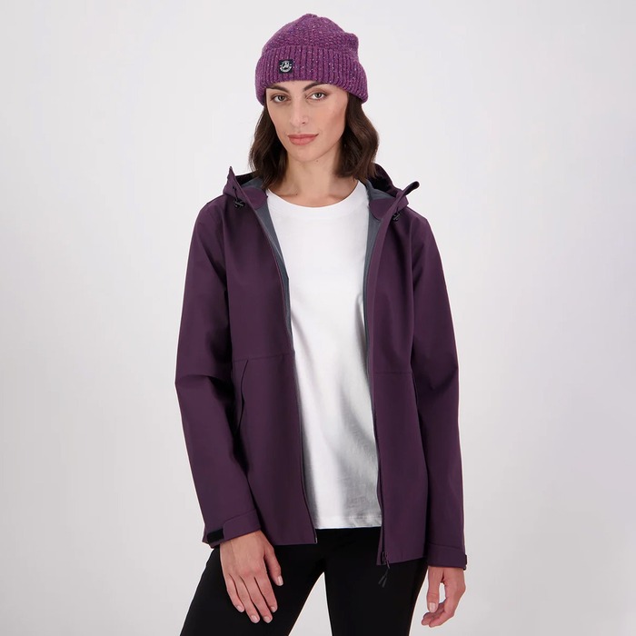 Swanndri Women's Wellington Rain Jacket Dark Plum 14
