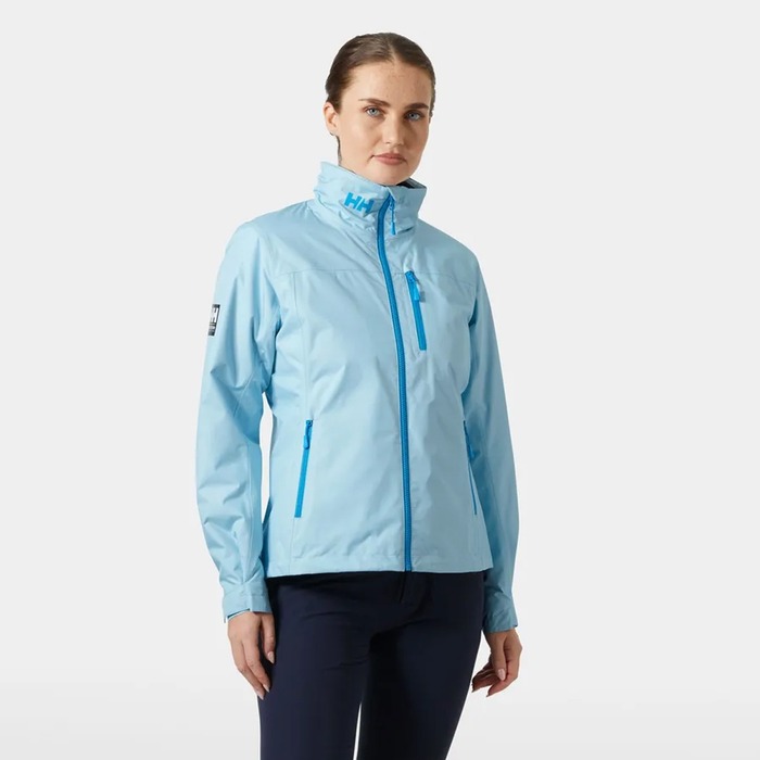 Helly Hansen Women's Crew Hooded Pile Jacket Light Cyan XL