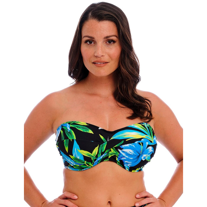 Fantasie Talm Beach Bandeau Bikini Top - Black - 30D