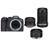Canon EOS R7 Mirrorless Camera with RF-S 18-45mm, RF-S 55-210mm and RF 50mm f1. 8 STM Lenses