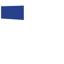 Metroplan Felt Noticeboard 1200 x 2400mm Blue