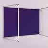 ColourPlus Tamperproof Noticeboard 1800 x 1200mm Purple
