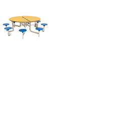 8 Seat Round Mobile Folding Tables