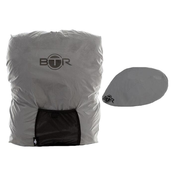 BTR Waterproof High Visibility Reflective Backpack & Bike Helmet Cover