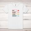 Eat Sleep Game Repeat Adult T