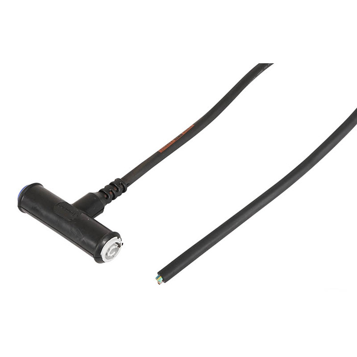 Moulded Powercon Tee to Bare End 2. 5mm Titanex Rubber Cable - 1m