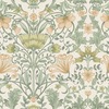 Vintage Floral Wallpaper Cream