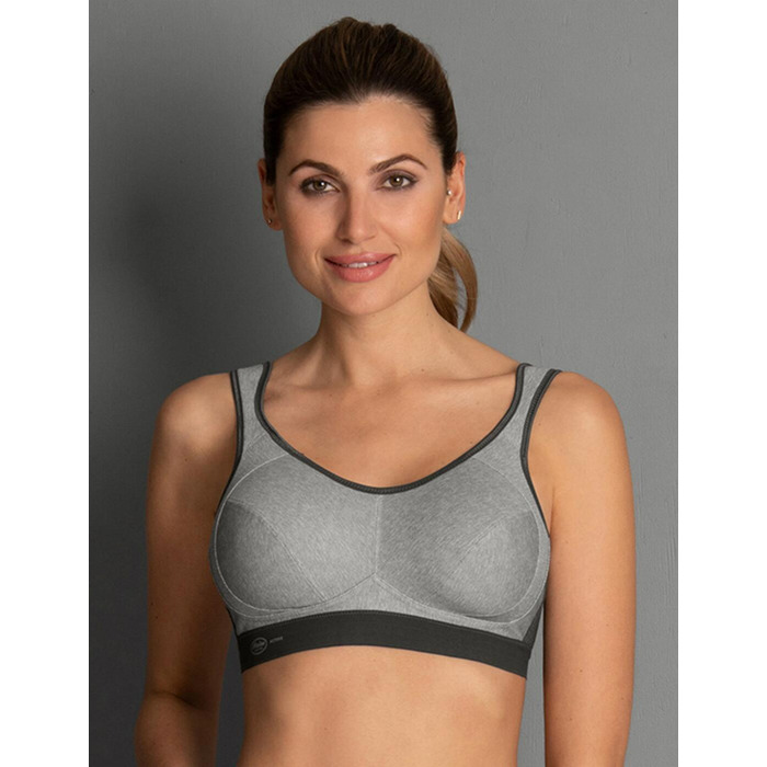 Anita Active Extreme Control Sports Bra - Heather Grey - 32G
