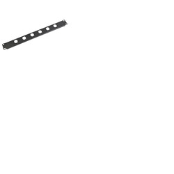1U XLR Socket Panel D Type