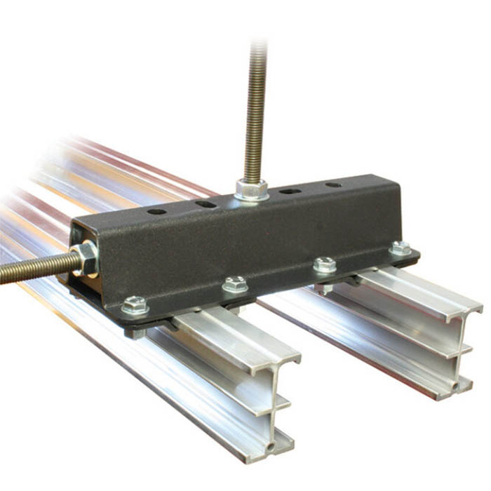Doughty Studio Rail 60 Suspension Bracket with Wall Fixing - Single Rail