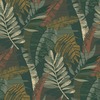 Sarika Leaves Wallpaper Green
