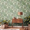 Exotic Jungle Textured Heavyweight Vinyl Wallpaper Green AS Creation 39647