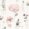 Kids' World Floral Wallpaper Pink