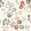 Jonah Leaf Trail Wallpaper Red