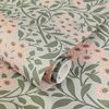 Vintage Floral Wallpaper Sage Green
