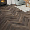 Lusso Brescia Riverside Oak Herringbone SPC Click Vinyl Flooring