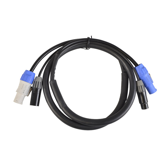 3 Pin XLR and Powercon Combi Cables DMX Lighting 15 Amp