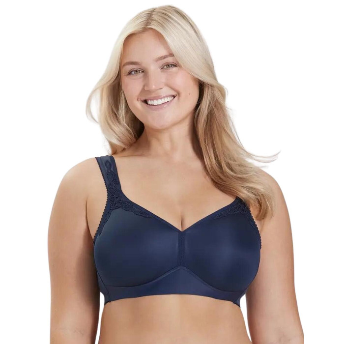 Miss Mary Of Sweden Smoothly Moulded Bra - Dark Blue - 36B