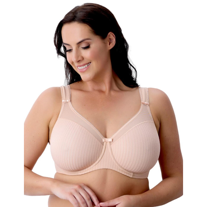 Berlei Beauty Stripe Smoothing Minimiser Bra - Blush - 34G