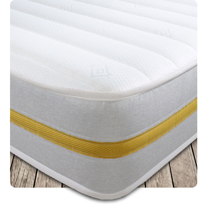 Starlight Beds™ 7. 25" Deep Budget Friendly Single Memory Foam with Spring Mattress suitable for everyone - 2ft6 by 5ft9 Shorty Mattress (75cm by 175cm