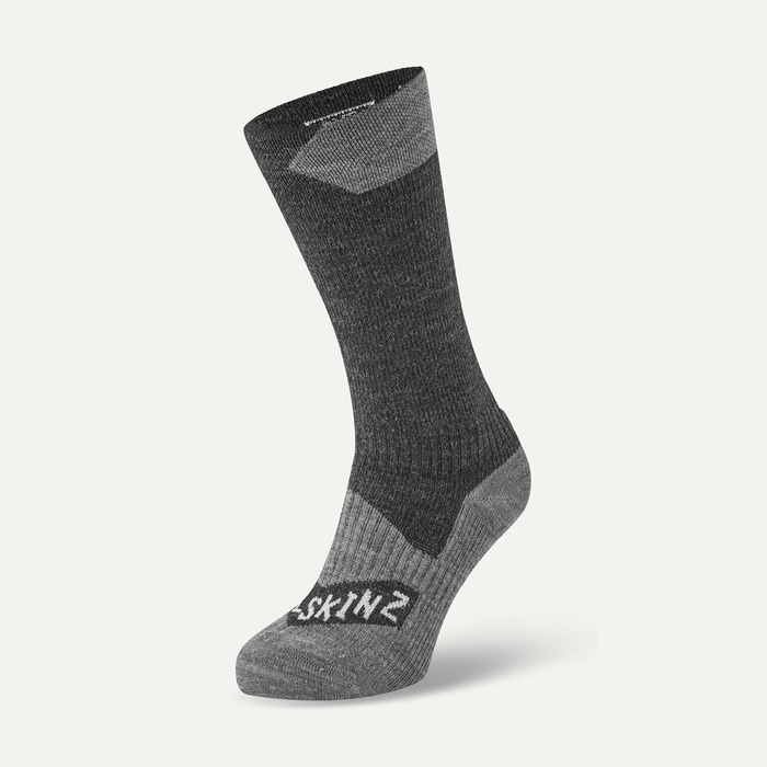Sealskinz Raynham Waterproof All Weather Mid Length Sock Black