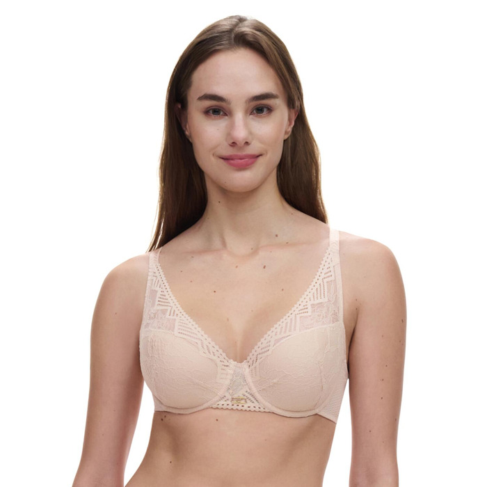 Chantelle Origins Plunge Spacer Bra - Golden Beige - 34DD