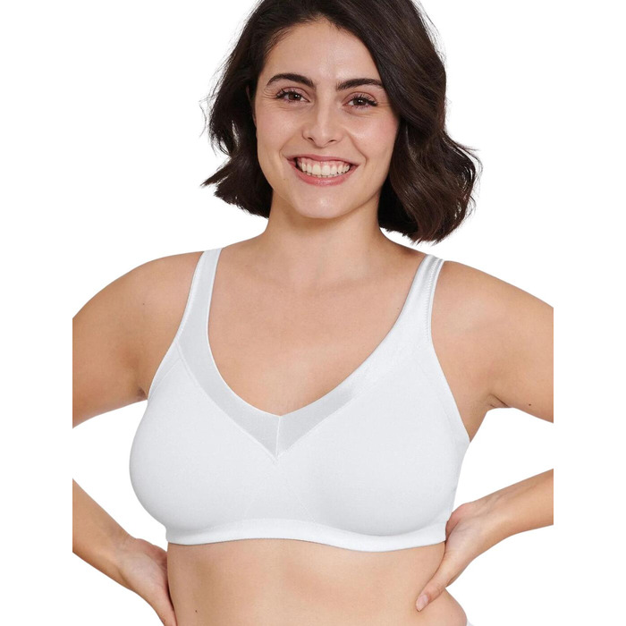 Naturana Everyday Minimiser Soft Bra - White - 36B