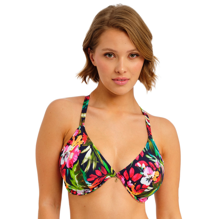 Freya Kailua Shores Underwired Plunge Bikini Top - Midnight - 30D