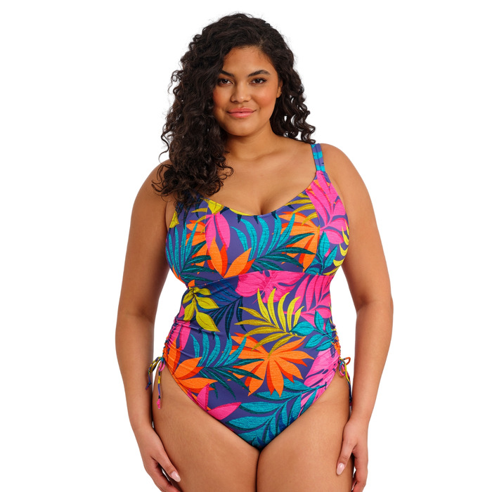 Elomi Porto Rafti Non Wired Swimsuit - Indigo - 36F/FF