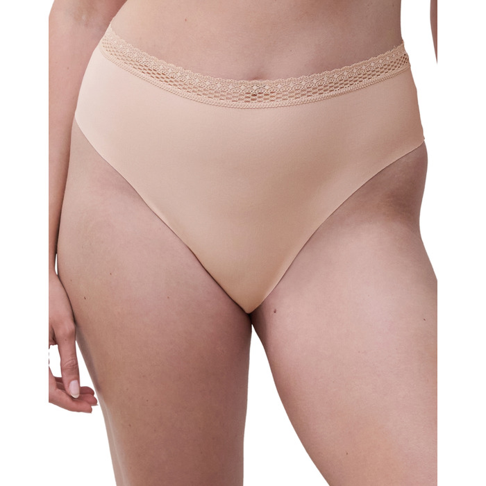 Chantelle Cozy Chic High Cut Brief - Clay Nude - L - 14