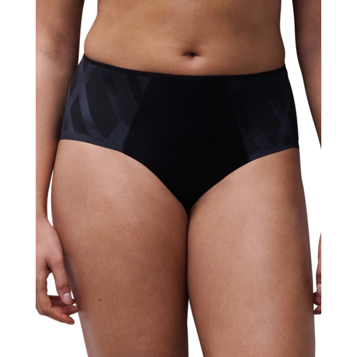 Chantelle Glaze High-Waisted Support Full Brief - Black - 2XL - 18