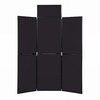 6 Panel Folding Display Stand Black Frame