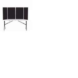 4 Panel Maxi Desk Top Display Stand Grey Frame