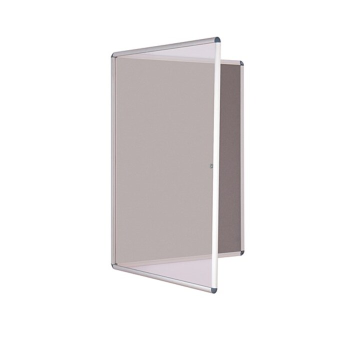 Internal Felt Tamperproof Noticeboard 900x900mm Grey