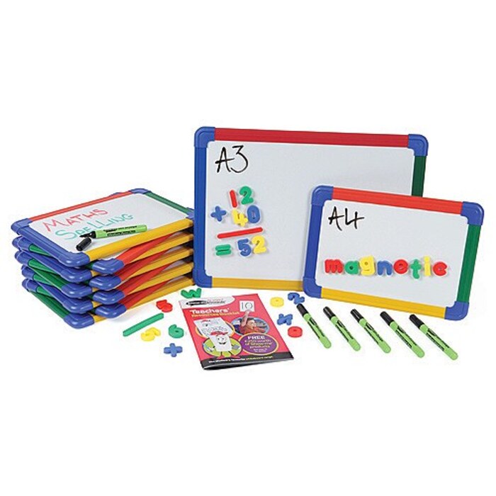 Show-me Magnetic Colour Framed Whiteboards
