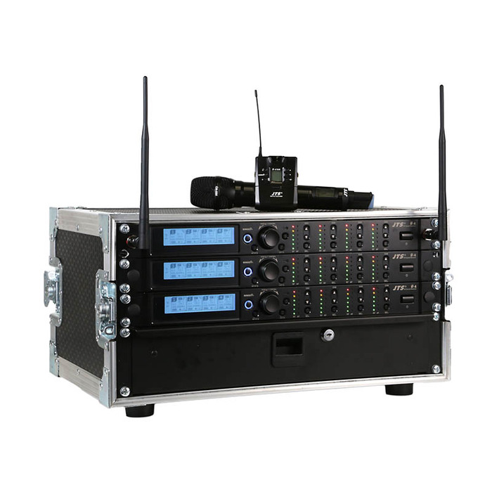 JTS R4 Rack n Ready Microphone System 12 Channel Belt Pack