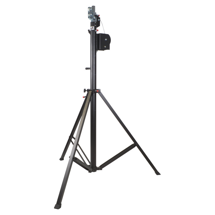 Wind Up Lighting Stand with 4M Max Height 80kg SWL and 35mm Top