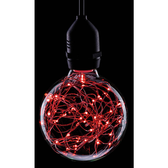 1. 7W LED G95 Polystar ES Lamp - Red