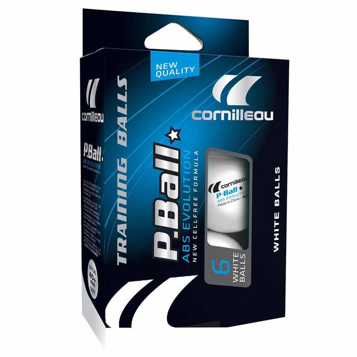 Cornilleau ABS Evolution 1 Star Plastic Table Tennis Balls