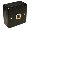 Single XLR 3 Pin Plate with Surface Mount Box