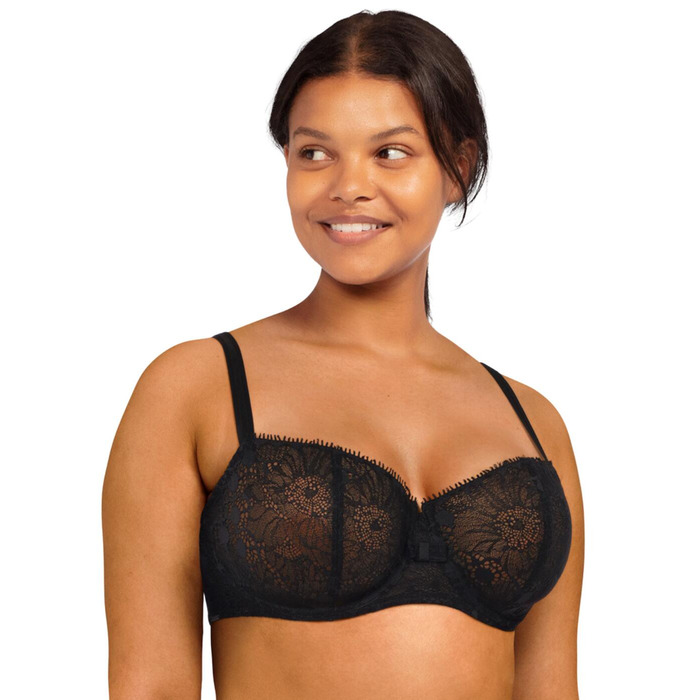 Chantelle Day to Night Half Cup Bra - Black - 32B