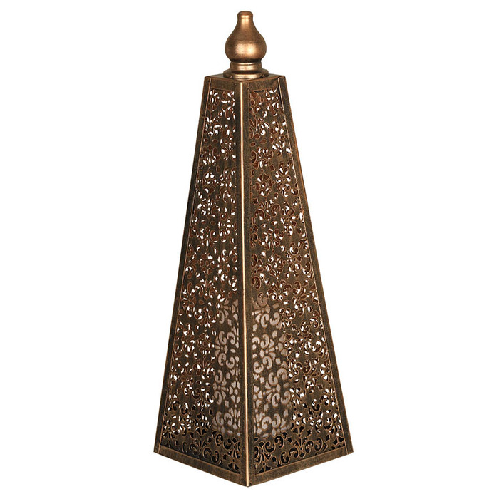 Battery Powered Garden Light Luxor Style Pyramid Lamp - 600mm High