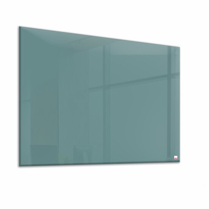 Casca Magnetic Glass Writing Board 900 x 600mm, Blue Ice