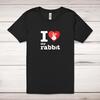 I Love My Rabbit Adult T