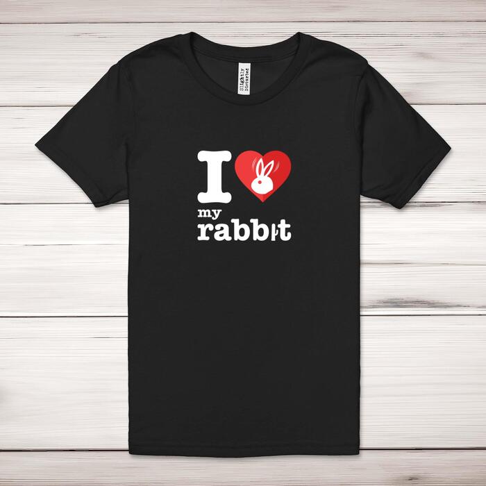 I Love My Rabbit Adult T